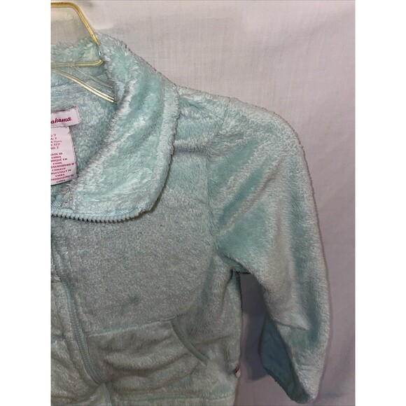 Tommy Bahama Girls Fleece Jacket Size 6-7 Years Mint Green Outdoors School - Picture 4 of 12